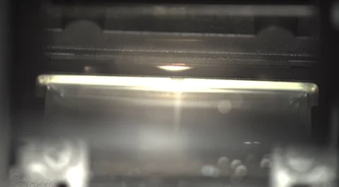 Digital reflex DSLR shutter and mirror. Ultra slow motion hispeed 5000fps Stock Footage 93112940