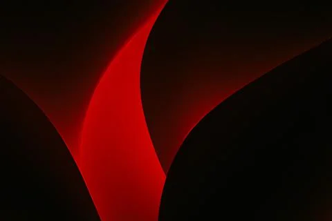 Digital render of an abstract futuristic flowing black red background for wallpa 스톡 일러스트