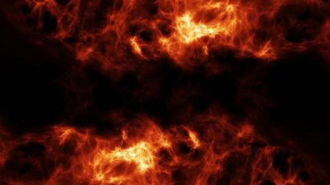 Digital Render Fire Abstraction Stock Illustration
