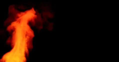 Digital Render Fire Realistic Background Stock Illustration