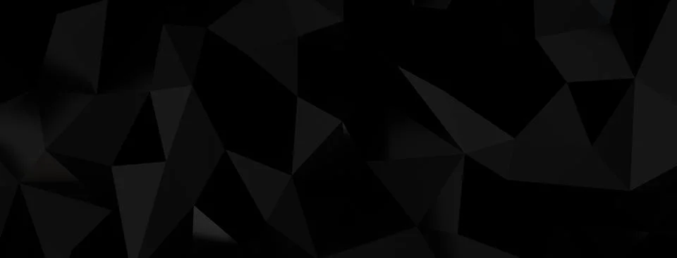 Digital render of gray triangular designs on a black background 스톡 일러스트