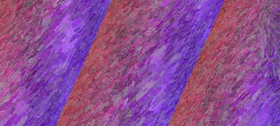 Digital render in painterly style - acrylic paint patterns and geometric shapes, Stock Illustration