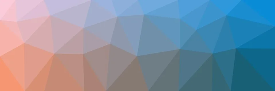 Digital render of textured blue and red triangular background for wallpapers Stock Illustration