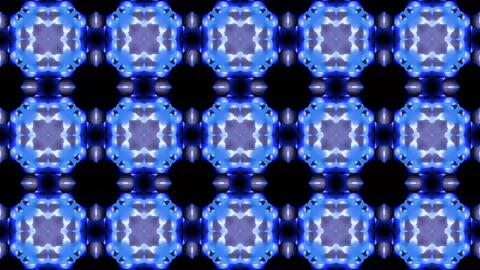 Digital Rendering Abstract Vibrant Tiles Background Stock Footage 147480200