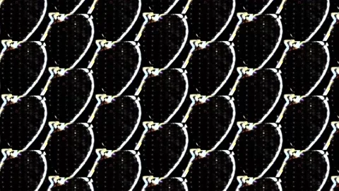 Digital Rendering Abstract Vibrant Tiles Background Stock Footage 147480860