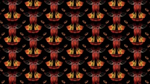 Digital Rendering Abstract Vibrant Tiles Background Stock Footage 147481127