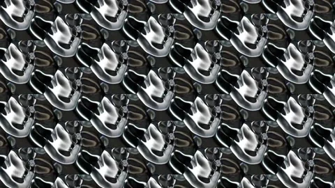 Digital Rendering Abstract Vibrant Tiles Background Stock Footage 147481177