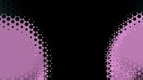 Digital Rendering Asymmetric Grid Creative Pattern Stock Footage 147252239