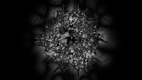 Digital Rendering Background Abstract Pattern Black and White Stock Illustration