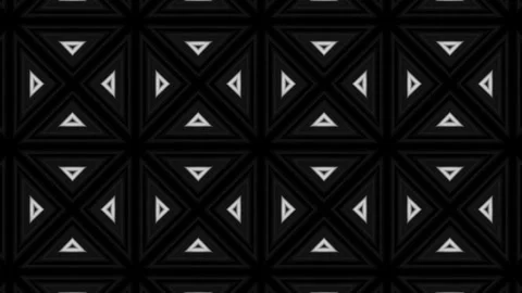 Digital Rendering Kaleidoscope Creative Pattern Stock Footage 147356051