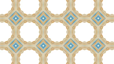 Digital Rendering Kaleidoscope Creative Pattern Stock Footage 147356076
