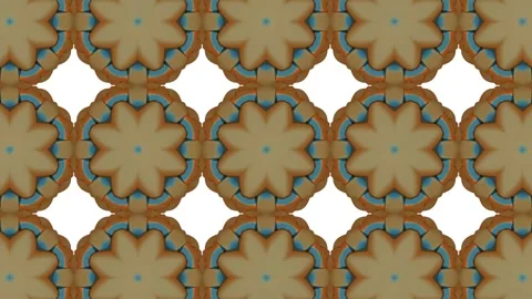 Digital Rendering Kaleidoscope Creative Pattern Stock Footage 147356122