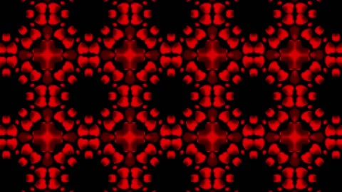 Digital Rendering Kaleidoscope Creative Pattern Stock Footage 147356128