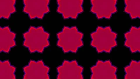 Digital Rendering Kaleidoscope Creative Pattern Stock Footage 147356212