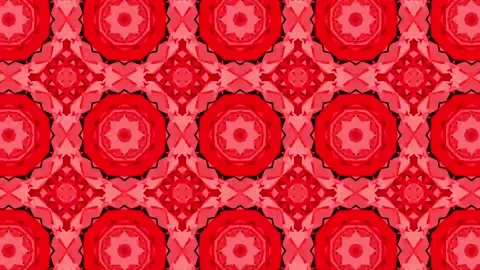 Digital Rendering Kaleidoscope Creative Pattern Stock Footage 147356295