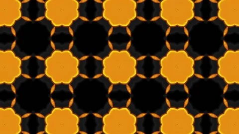 Digital Rendering Kaleidoscope Creative Pattern Stock Footage 147356323
