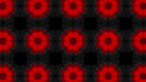 Digital Rendering Kaleidoscope Creative Pattern Stock Footage 147356376