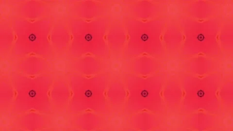 Digital Rendering Red Kaleidoscope Creative Pattern Stock Footage 147215737