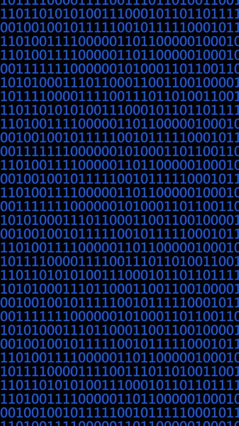 Digital representation of binary code in abstract design on a dark background Stock Footage 314156475
