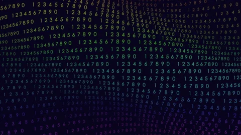 Digital representation of binary code Stockbeeldmateriaal 285680176