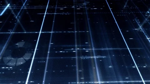 A digital representation of the information highway Stock-Footage 138545531