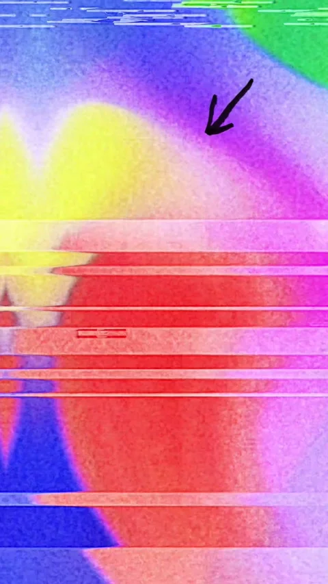 Digital Retro Overlay with Animated Glitch Effects Stock Footage 328391021