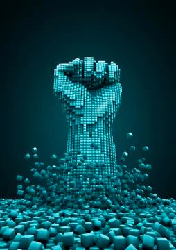 Digital revolution Stock Illustration