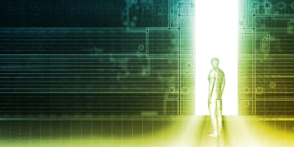 Digital Revolution Stock Illustration