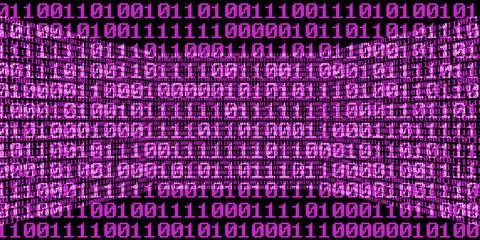 Digital room Digital room with binary numbers 0 and 1 Copyright: xZoonar.c... Foto stock