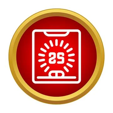Digital safe security with bright screen icon Stock Illustration