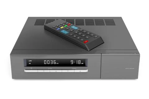 Digital satellite receiver Stock Illustration