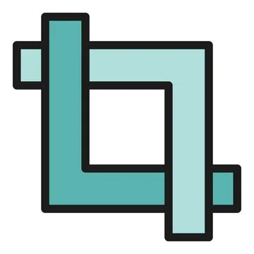 Digital scale icon vector flat Illustrazione stock