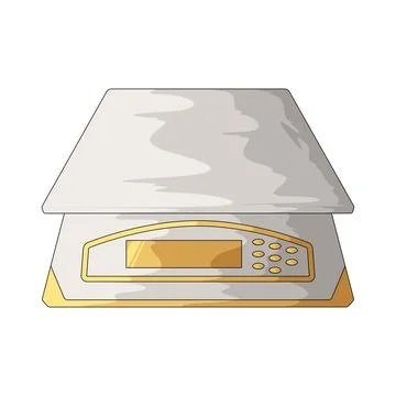 Digital scale illustration イラスト素材