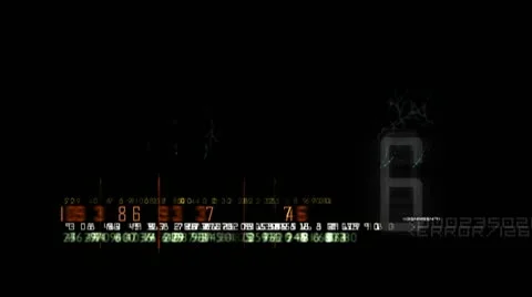 Digital scan Stock Footage 10772166