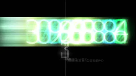 Digital scan Stock Footage 10772189
