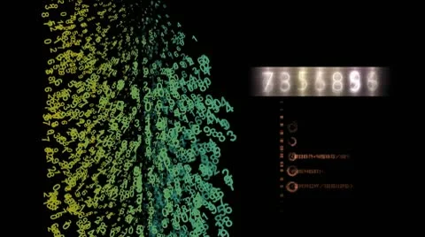 Digital scan Stock-Footage 10772257