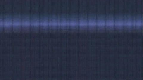 Digital scanline beam animation, blue pixel CRT monitor glitch lines Stock Footage 342468232