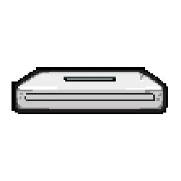 Digital scanner document pixel art vector illustration イラスト素材