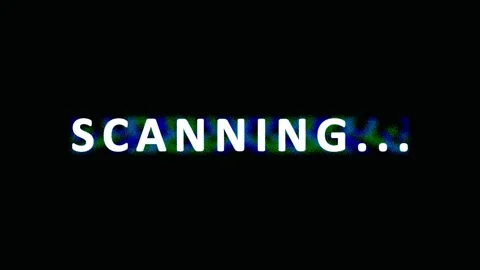 Digital scanning progress bar animation in blue tones with subtle glitch ef.. Stock Footage 344295926