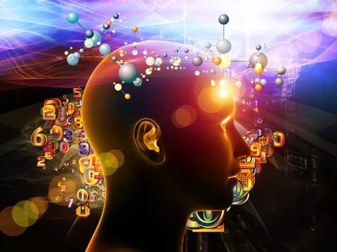 Digital Science Abstraction Stock-Illustration