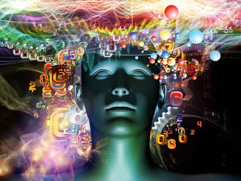 Digital Science Abstraction Stock-Illustration