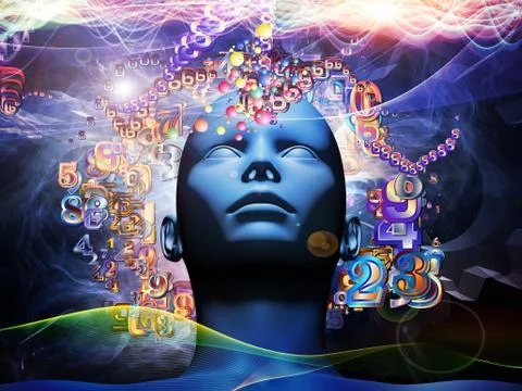 Digital Science Abstraction Stock-Illustration