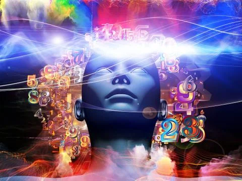 Digital Science Acceleration Stock Illustration