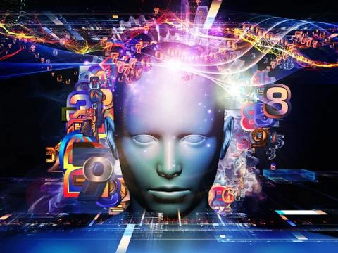 Digital Science Arrangement Stock-Illustration
