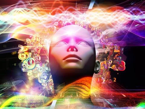 Digital Science Backdrop Stock-Illustration