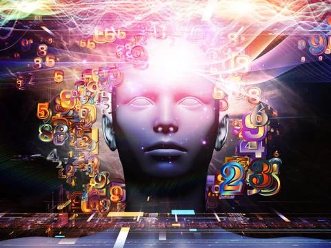 Digital Science Backdrop Stock-Illustration