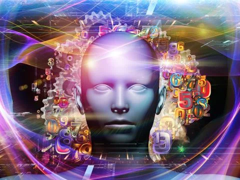 Digital Science Background Illustrazione stock