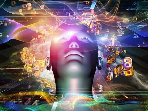 Digital Science Background Stock-Illustration