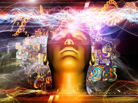 Digital Science Background Stock-Illustration