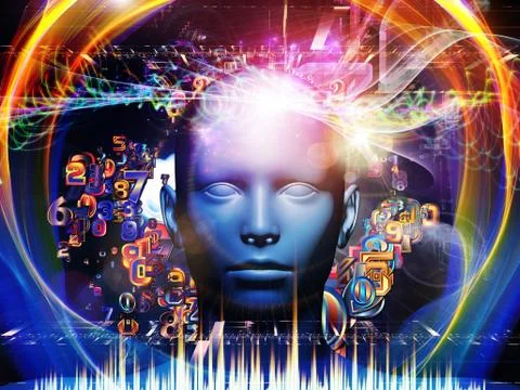 Digital Science Composition Stock-Illustration